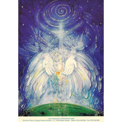 Bilder/Aufkleber / Engelbilder von J. Hildebrandt / Kunstdruck Himmlische Gabe