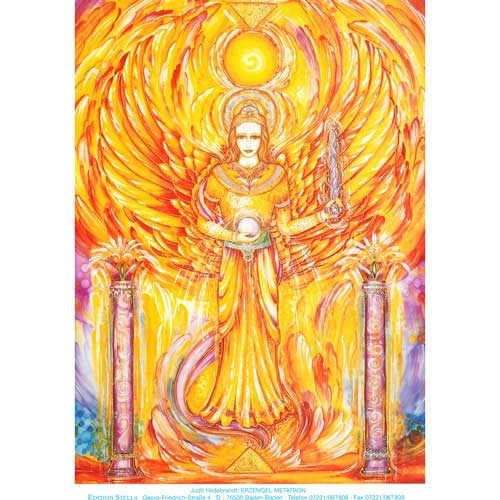 Bilder/Aufkleber / Engelbilder von J. Hildebrandt / Kunstdruck Erzengel Metatron