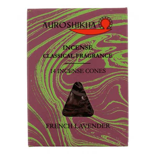 Räucherstäbchen / Auroshika - R&auml;ucherkegel / Auroshika Räucherkegel Lavendel