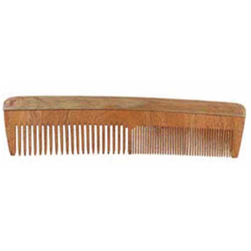 Ayurveda / Wellness / Neem K&auml;mme / Neem-Kamm, gerades Modell, Kombi, Länge 18,5 cm