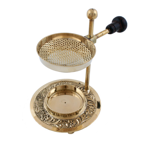 R&auml;ucherzubeh&ouml;r / R&auml;uchergef&auml;&szlig;e aus Metall / R&auml;uchergef&auml;&szlig; Messing, zum Verstellen