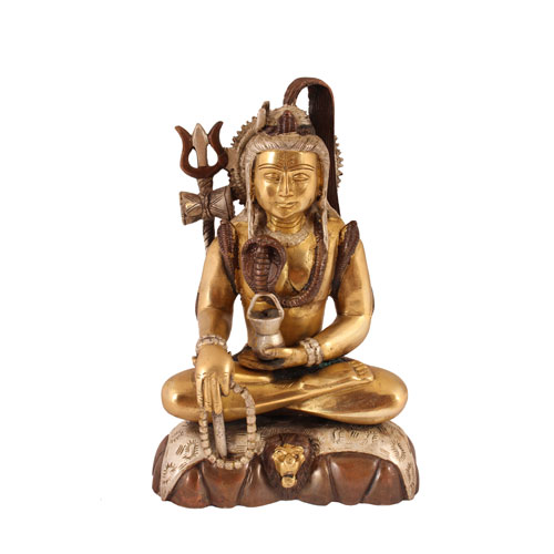Statuen / Shiva / Shiva sitzend, 25cm