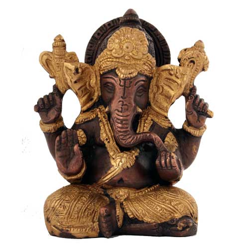 Statuen / Ganesha / Ganesha sitzend, 12cm