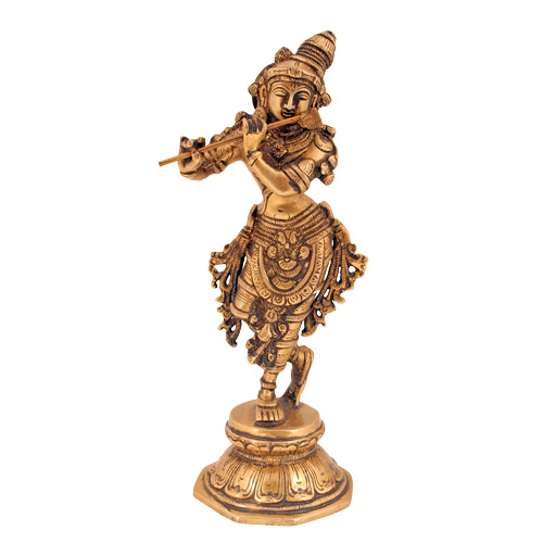 Statuen / Krishna / Krishna, stehend, fein, 23cm