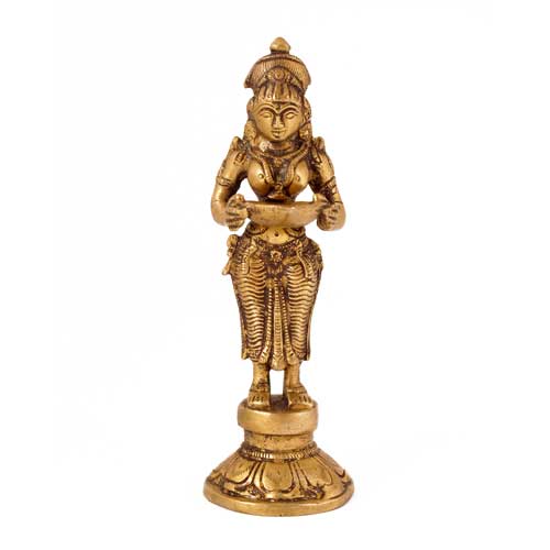 Statuen / Lakshmi / Deep-Lakshmi, stehend, 14cm