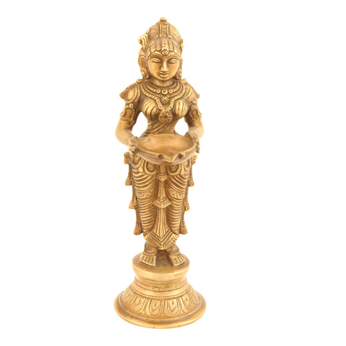 Statuen / Lakshmi / Deep-Lakshmi, stehend, fein, 24cm