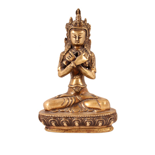 Statuen / Tibetische Gottheiten / Vajra-Sattwa, 21cm
