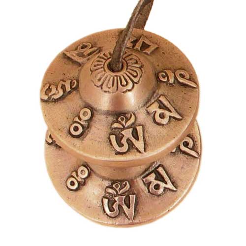 Klangwelten / Zimbeln / Zimbel, mit Gravur (Mantra), klein, ø 6 cm