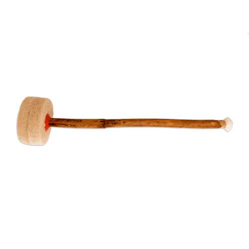 Klangwelten / Zubeh&ouml;r f&uuml;r Klangschalen / Filz-Schlegel, gross, Länge: 32 cm