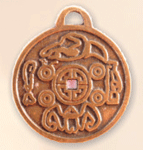 Schmuck / Amulette / Koreanische Glücksbringermünze