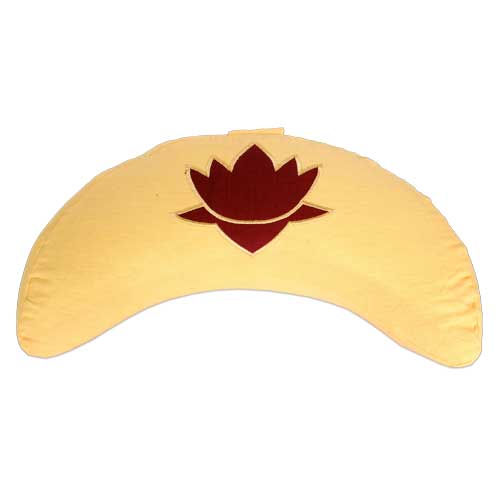 Meditationszubehör / Meditationskissen / Meditationskissen Hörnchenform, mit Lotus