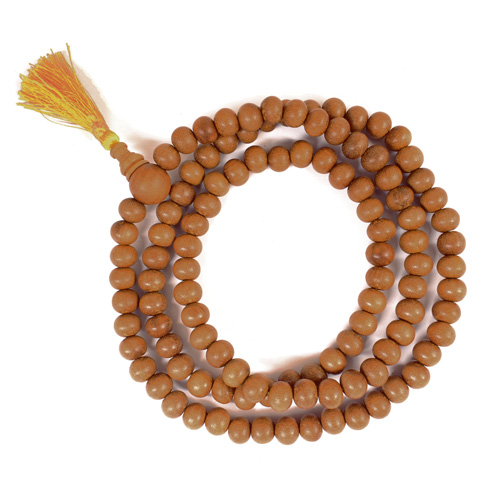 Meditationszubehör / Malas / Sandelholz, rund