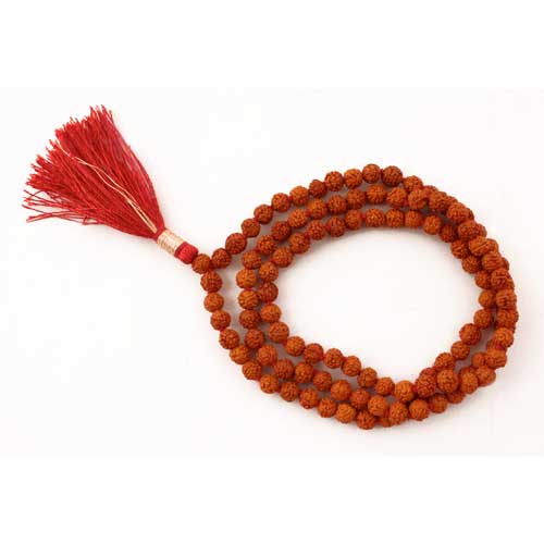 Meditationszubehör / Malas / Rudraksch, 7 mm