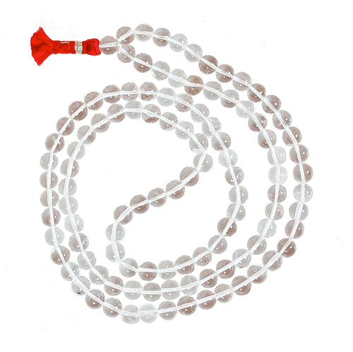 Meditationszubehör / Malas / Bergkristall, 8 mm