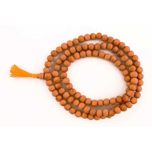 Meditationszubehör / Malas / Kadamholz ungeknüpft