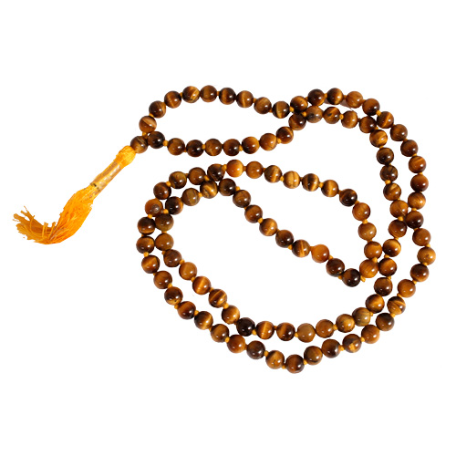 Meditationszubehör / Malas / Tigerauge Mala 6 mm