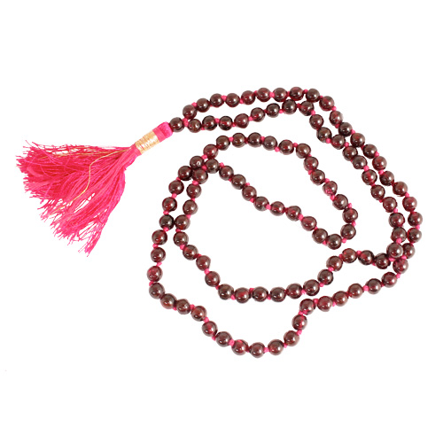 Meditationszubehör / Malas / Granat Mala 6 mm