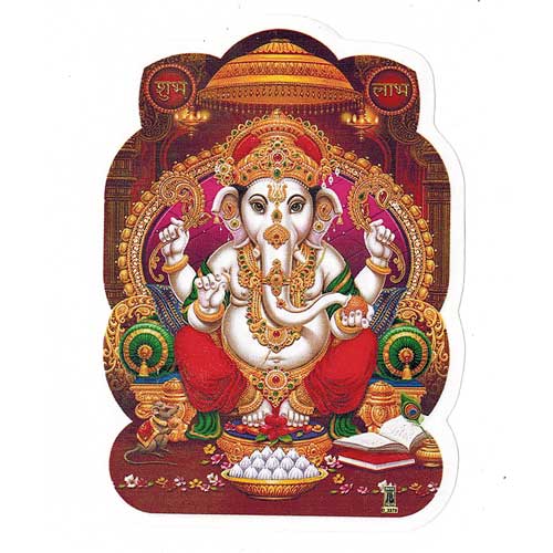 Bilder/Aufkleber / Aufkleber / Aufkleber Ganesha, klein