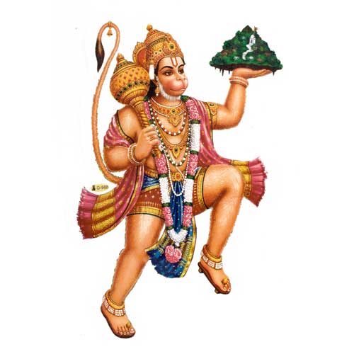 Bilder/Aufkleber / Aufkleber / Aufkleber Hanuman, gross
