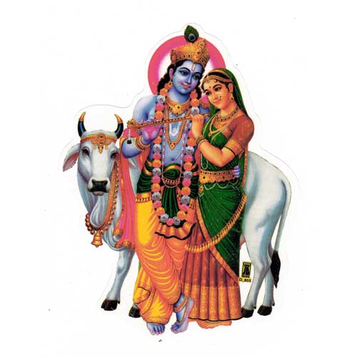 Bilder/Aufkleber / Aufkleber / Aufkleber Rade-Krishna, gross
