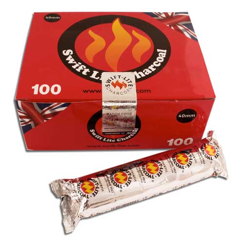 Räucherwerk / R&auml;ucherkohle / Räucherkohle Swift-Lite, ø 40 mm, 1 Rolle mit je 10 Tabs
