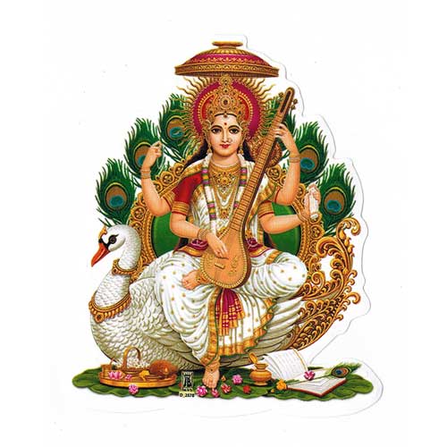 Bilder/Aufkleber / Aufkleber / Aufkleber Saraswati, klein