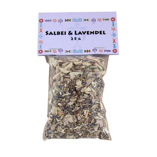 Räucherwerk / Indianisches R&auml;ucherwerk / Salbei-Lavendel, lose im Beutel (25g)