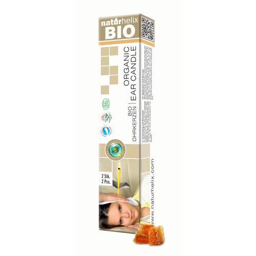 Ayurveda / Wellness / Ohrkerzen / Ohrkerze BIO-Natur, Inhalt: 2 Stück, Länge ca 24 cm